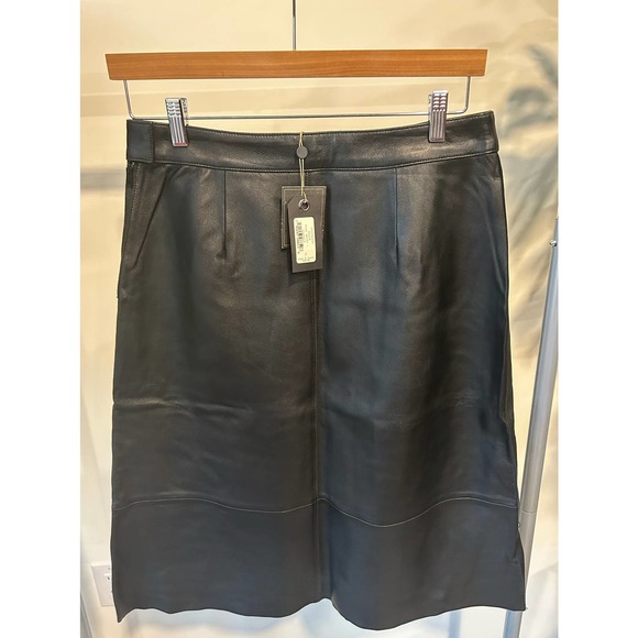 Rag & Bone A-line leather skirt - Picture 4 of 6